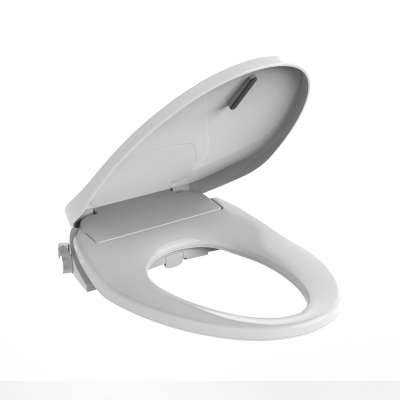 High quality modern home sanitary white round european soft close bathroom electric heated bidet smart toilet seat