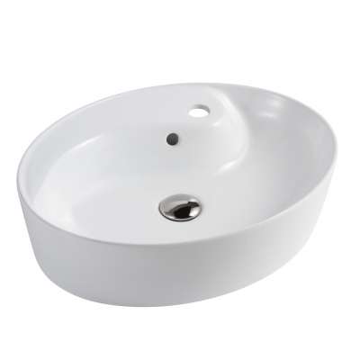 Personalise creative design sanitary ware glossy white bathroom vessel sink modern porcelain hand wash art basin