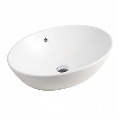 European style modern sanitary ware white ceramic above counter basin