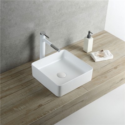 New -arrival bathroom sanitary ware hotel vanity bowl porcelain sink washbasin