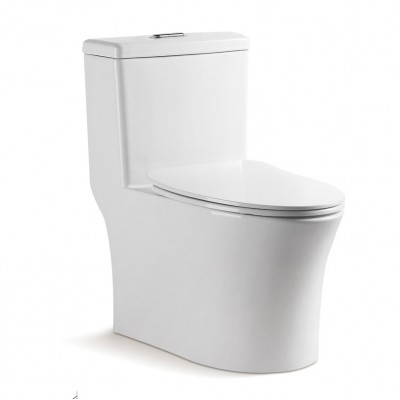 CORONIS Ceramic Bathroom Sanitary Ware Toilet Commode American Style Standard Water Closet One Piece Toilet