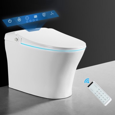 Wholesale bathroom vanity wc toilets one piece automatic flushing washroom smart intelligent wc toilet