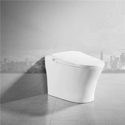 Wholesale bathroom vanity wc toilets one piece automatic flushing washroom smart intelligent wc toilet